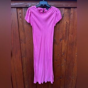 J. Crew Cupro midi dress